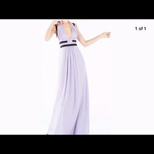 BCBG ‘Margarette’ Contrast Trim Gown